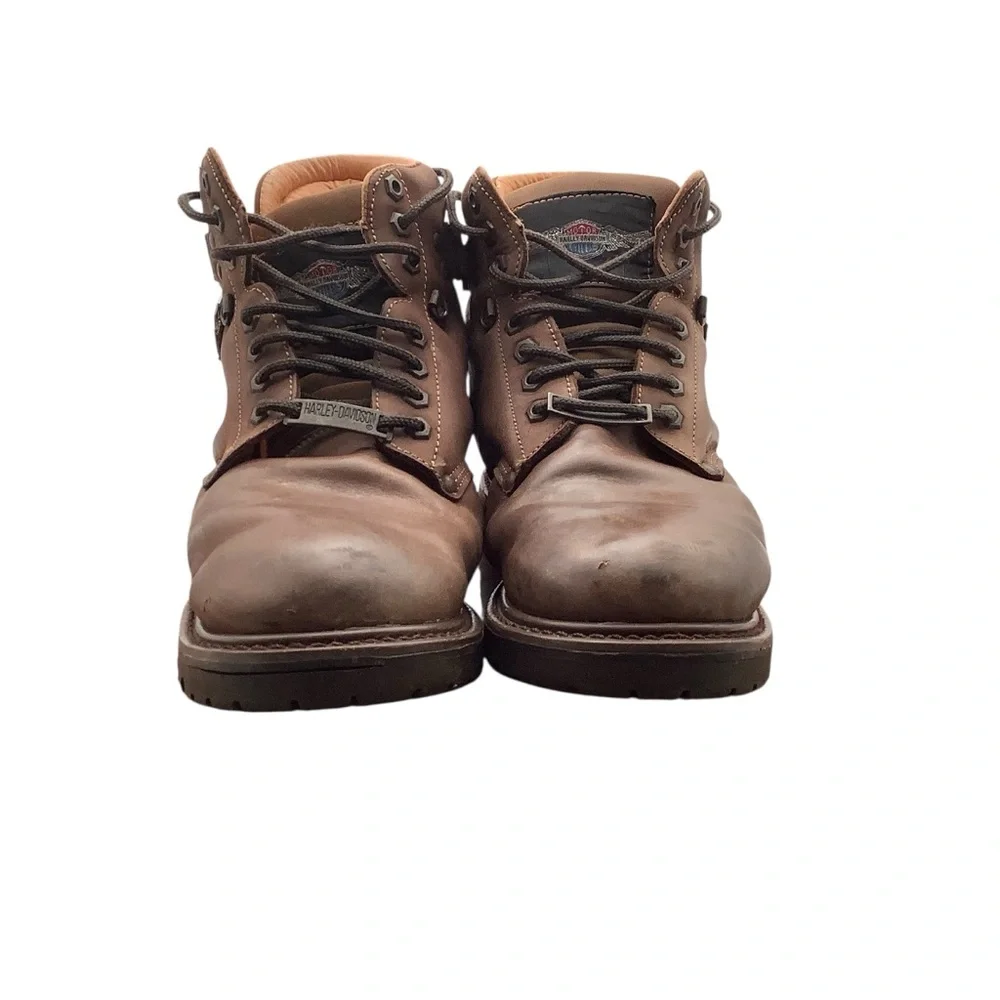 Harley Davidson Men's‎ Brown Leather Boots size 9.5